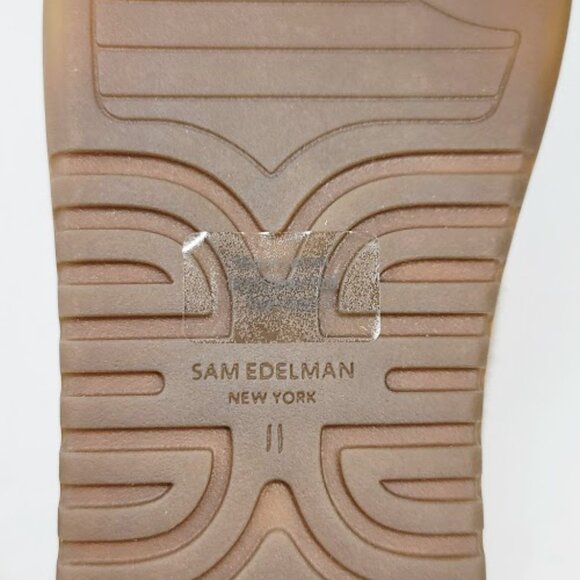 SAM EDELMAN WOMEN'S harper cozy almond toe taupe sneakers Size 11 NEW - Picture 8 of 9